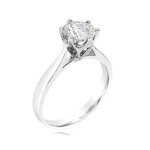 Cultured diamond fashion ring