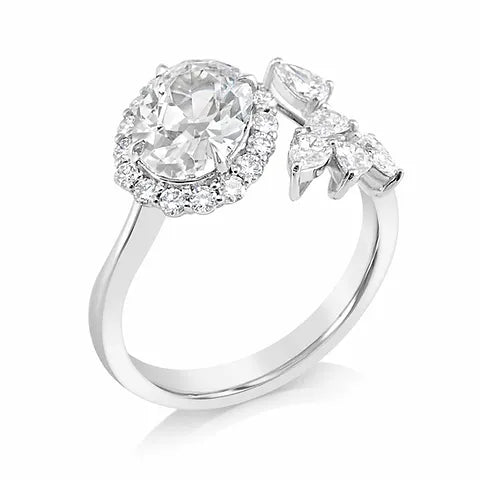 Lab grown Diamond 18K ring setting